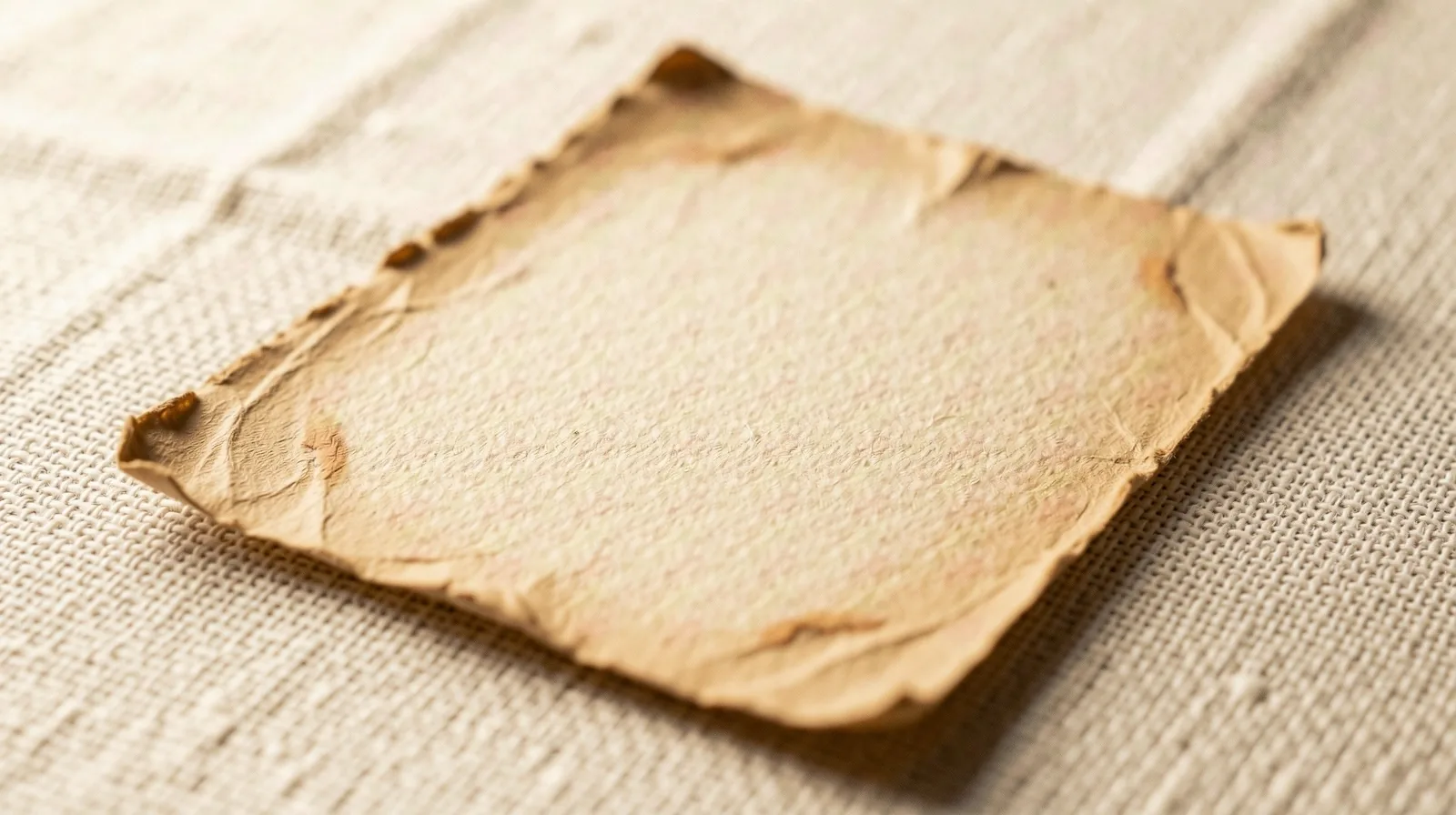 Texture of archival paper and linen